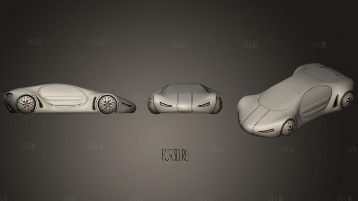 Автомобиль будущего 3d stl модель для ЧПУ